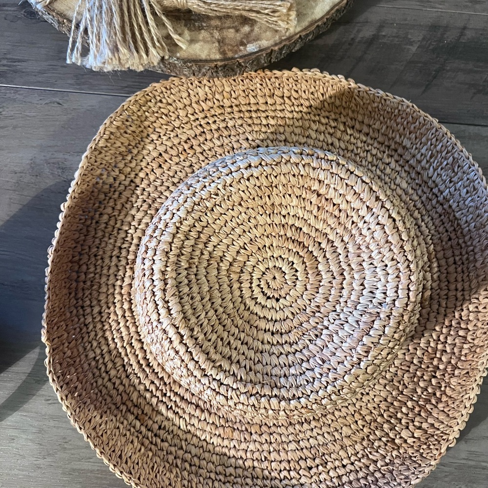 Betmar Tan Straw Hat with Pink Band - Picture 5 of 13